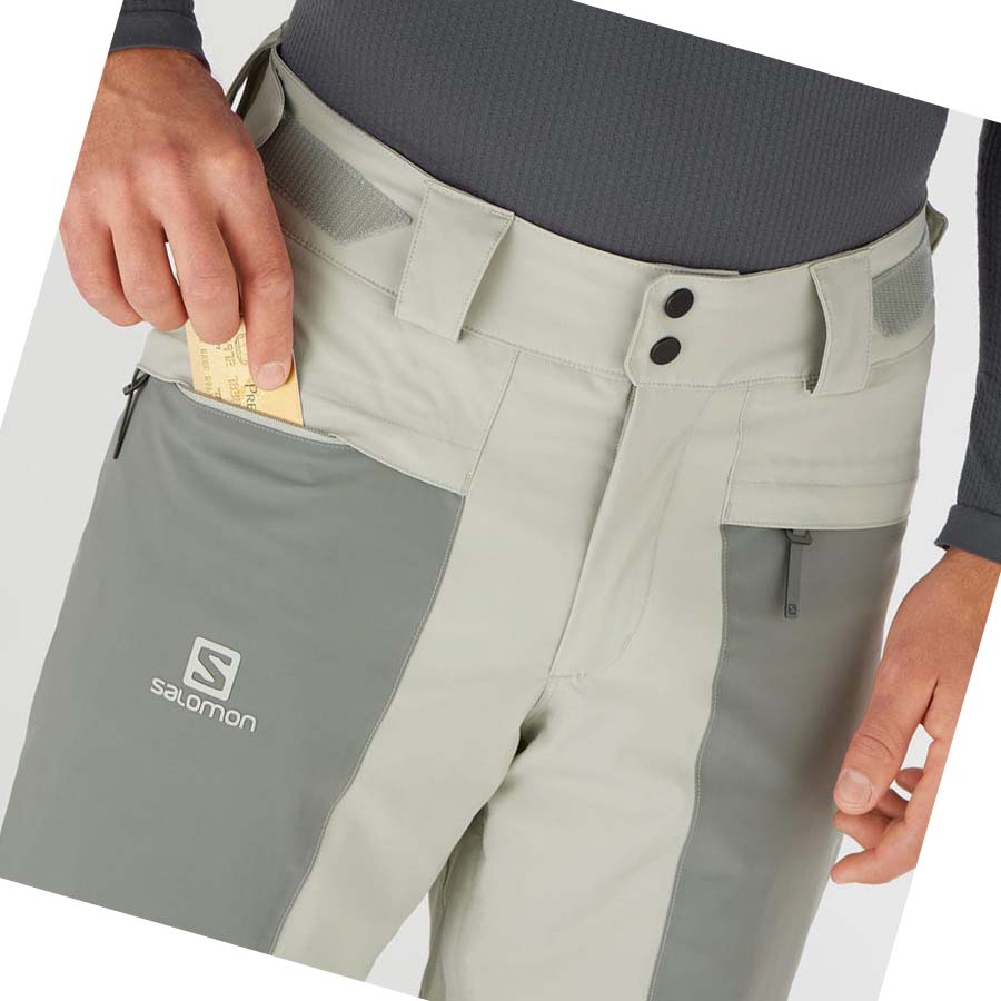 Pantalones De Esquí Salomon BRILLIANT Hombre Verde Oliva | MX 3138HAP